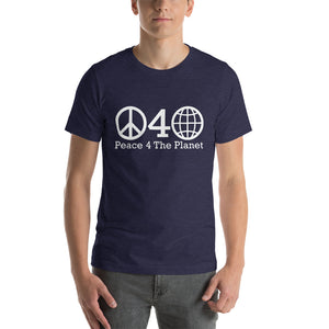 #2 P4P Logo (white) Short-Sleeve Unisex T-Shirt